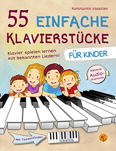 Capa de 55 einfache Klavierstücke für Kinder