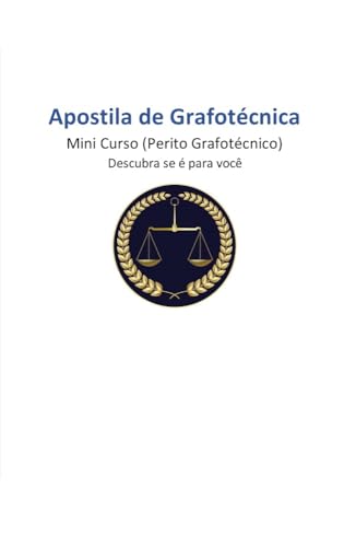 Capa de Apostila de Grafotécnica: Mini Curso (Perito Grafotécnico)