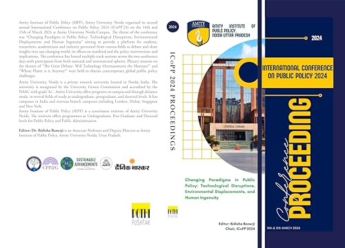 Capa de Conference Proceedings INTERNATIONAL CONFERENCE ON PUBLIC POLICY 2024 (English Edition)
