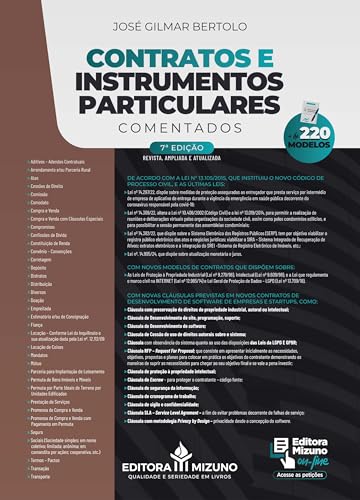 Capa de Contratos e Instrumentos Particulares Comentados