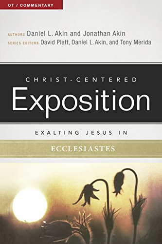 Capa de Exalting Jesus in Ecclesiastes (Christ-Centered Exposition Commentary) (English Edition)