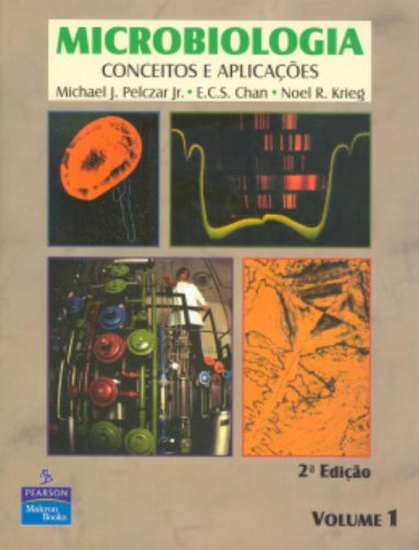 Capa de Microbiologia: Volume 1: Conceitos e Aplicações
